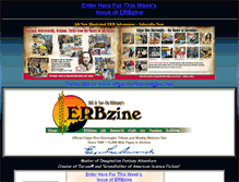 Tablet Screenshot of erbzine.com